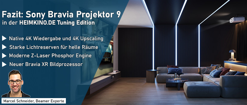 Sony Bravia Projektor 9 VPL-XW8100ES weiß Beamer Heimkino