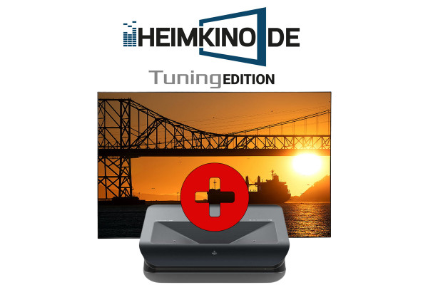 Set: AWOL Vision LTV-2500 + celexon CLR UST Rahmenleinwand II | HEIMKINO.DE Tuning Edition