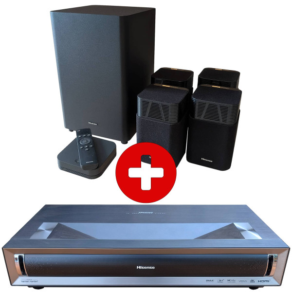 Set: Hisense PX3-Pro TriChroma + Hisense HT Saturn