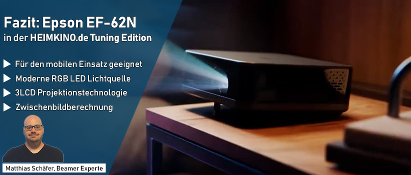 Epson EF-62N Beamer Installation