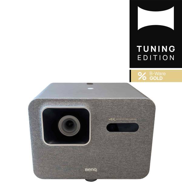 BenQ TK705i Smarter 4K Heimkino-Projektor mit Motor-Zoom und Google TV - B-Ware Gold