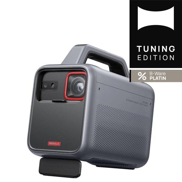 Nebula Mars 3 Full HD-Beamer mit Android TV für eindrucksvolle Outdoor-Filmabende - B-Ware Platin