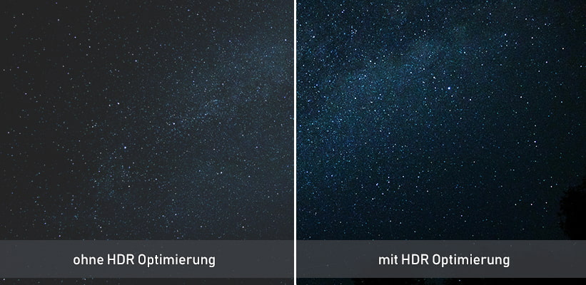 BenQ LK835ST Kontrast HDR Vergleich