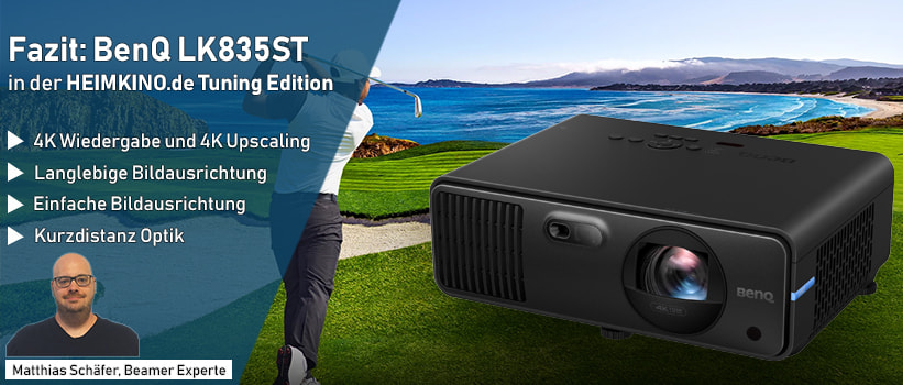 BenQ LK835ST Beamer Kaufberater Fazit