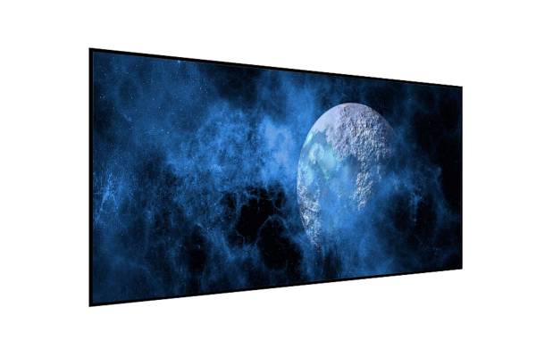 DELUXX Cinema Rahmenleinwand SlimFrame Velvet 203 x 114cm, 92" - DARKVISION