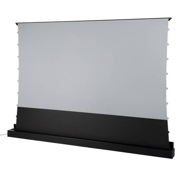 celexon UST Hochkontrast Bodenscheren Leinwand - HomeCinema Plus, 100" schwarz - B-Ware Platin