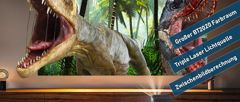 JMGO N3 Ultimate Wohnraum Beamer Installation