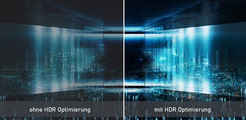 Optoma UHD55 Kontrast Schwarzwert Optimierung