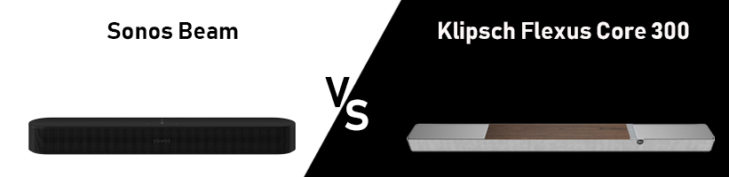 Sonos Beam Smarte Soundbar Schwarz oder Klipsch Flexus Core 300 Walnuss