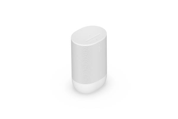 Sonos Move 2 tragbarer Smart Lautsprecher für zuhause und unterwegs in Weiß