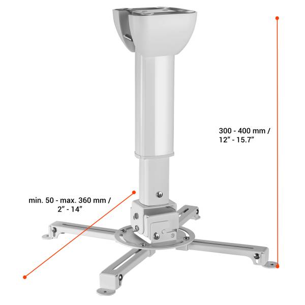 Celexon Deckenhalterung universal MultiCel 3040 Pro - weiss