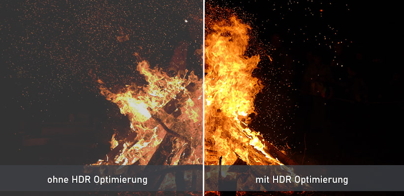Philips Screneeo U4 Schwarzwert HDR Vergleich