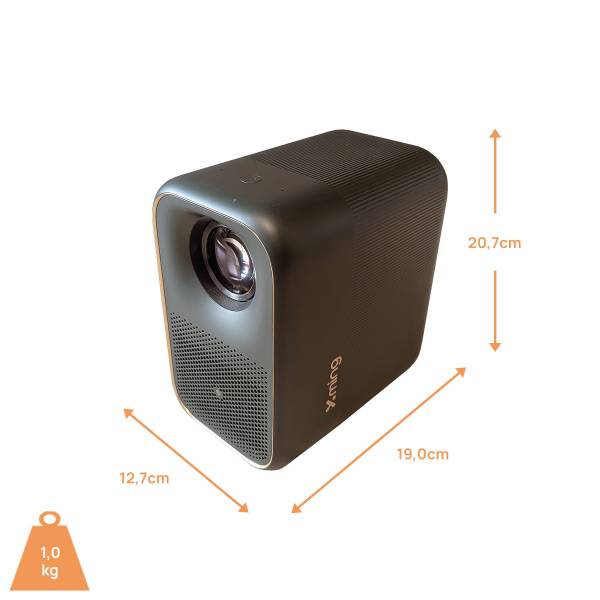Formovie Xming Page One Heimkino Beamer mit Full HD Auflösung, Dolby Sound inkl. Standfuß - B-Ware G
