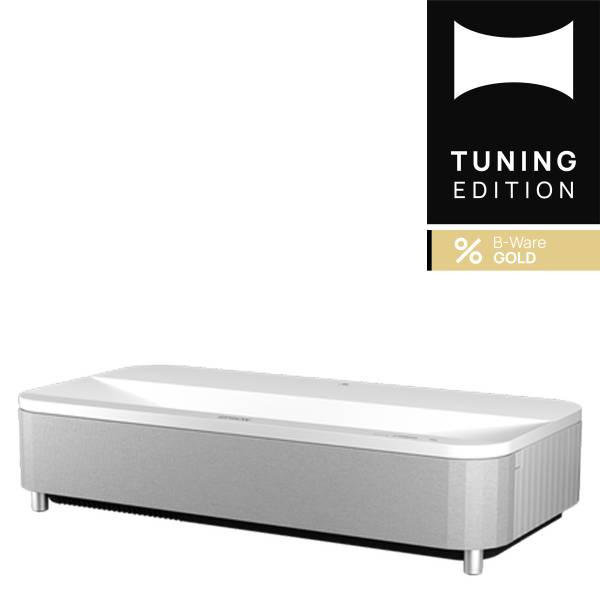 Epson EH-LS800W Ultrakurzdistanz Beamer mit 4000 Lumen und Android TV für Heimkino-Entertainment - B