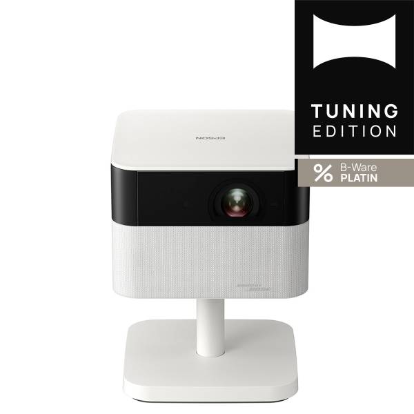 Epson Lifestudio Flex EF-71 tragbarer FHD Smart-Projektor mit Sound by Bose und Google TV in Diamond