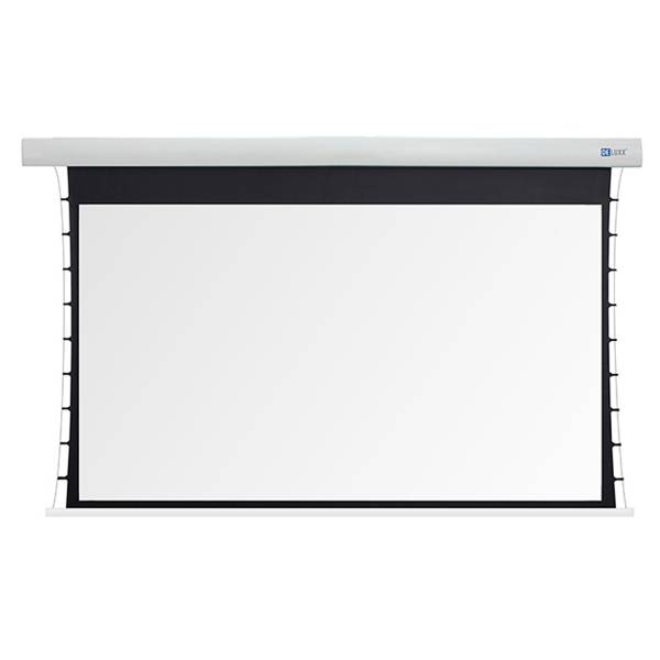 DELUXX Cinema Motorleinwand Tension 221 x 124cm, 100 - 4k Pro Fibre MWHT