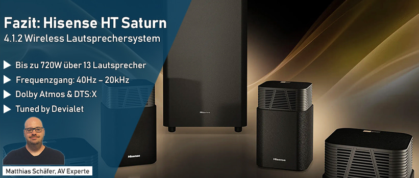 Hisense HT Saturn Test Fazit