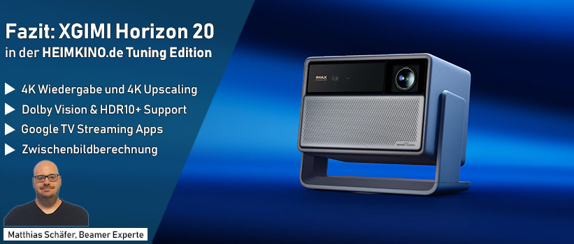 XGIMi Horizon 20 Beamer Fazit