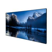 100" DELUXX Darkvision SlimFrame Rahmenleinwand 221 x 124cm - B-Ware Platin