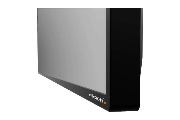 celexon Bright Onyx UST Kontrastleinwand 220 x 124cm - 100" SlimLine Rahmenleinwand