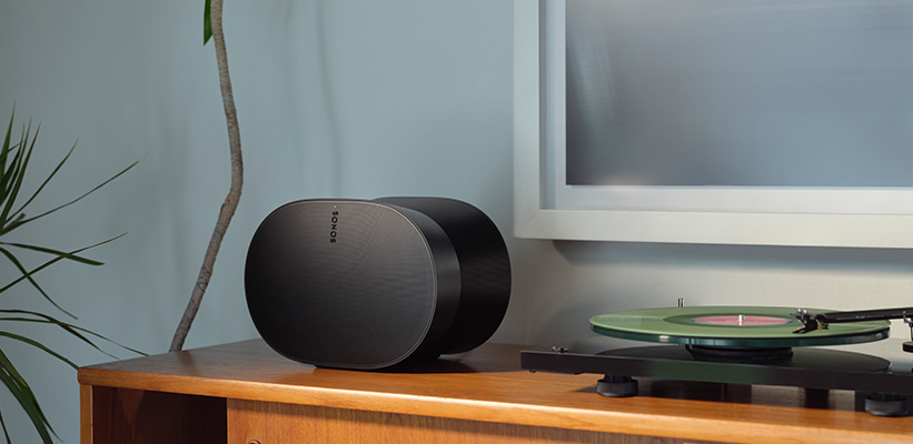 Sonos Era 300 Premium Smart Lautsprecher Schwarz Streaming Bedienung
