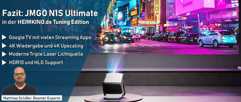 JMGO N1S Ultimate Beamer Fazit Test