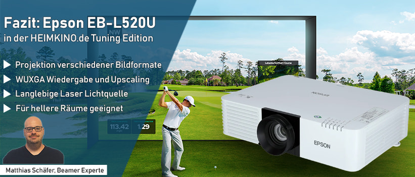Epson EB-L520U Beamer Kaufberater Fazit