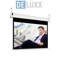 DELUXX Professional Motorleinwand Inceel 16:9 Mattweiss Vision Pro 244 x 137 cm