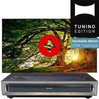 Set: Hisense PX3-Pro TriChroma + celexon Bright Onyx UST Kontrastleinwand
