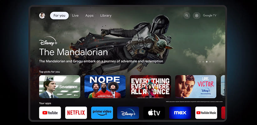 XGIMI MoGo 4 Laser Streaming App Auswahl