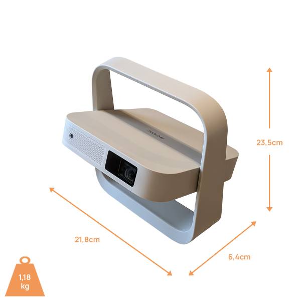 XGIMI Elfin Flip - B-Ware Platin | HEIMKINO.de Tuning Edition