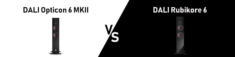 DALI Opticon 6 MKII vs DALI Rubikore 6