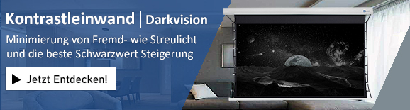 DELUXX Darkvision Kontrastleinwand Tipp