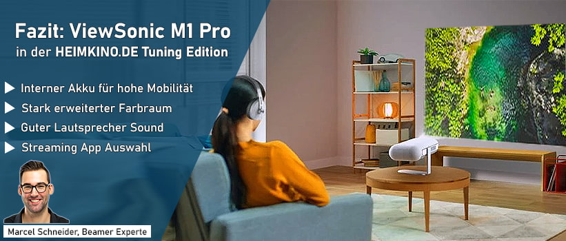 ViewSonic M1 Pro Beamer Fazit Empfehlung
