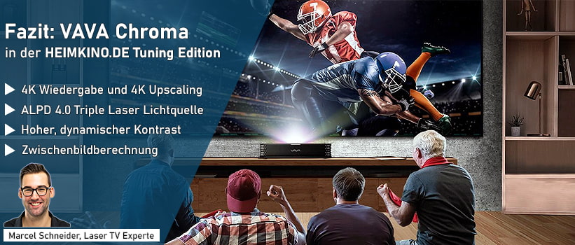 VAVA Chroma Laser TV Experten Fazit Kaufempfehlung