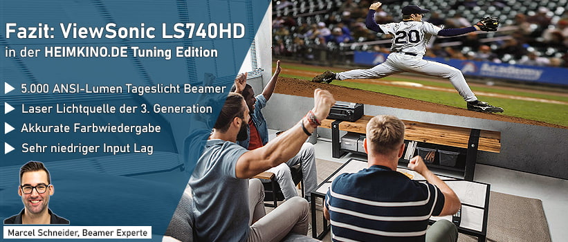 ViewSonic LS740HD Laser Beamer Fazit Kaufempfehlung