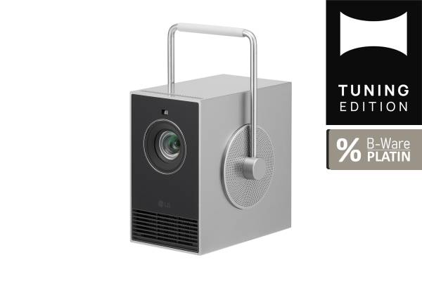 LG CineBeam Qube HU710PB - B-Ware Platin | HEIMKINO.de Tuning Edition