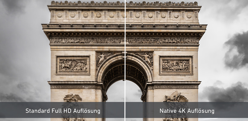 Samsung S90C QD-OLED 4K oder Full HD Vergleich