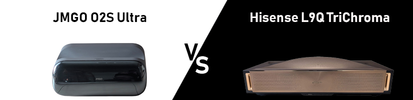 JMGO O2S Ultra oder Hisense L9Q TriChroma Laser TV Vergleich