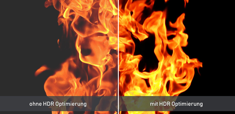 Optoma Photon Beam PK52 Kontrast Schwarzwert HDR Vergleich