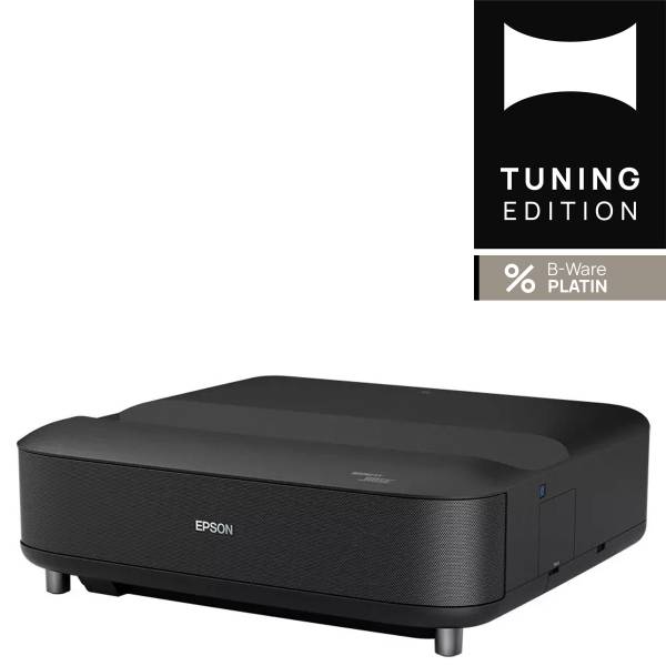 Epson Lifestudio Grand EH-LS670B 4K Smart-Laserprojektor mit Ultrakurzdistanz-Projektion, Sound by B