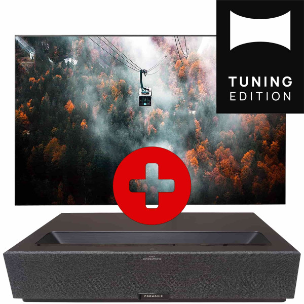 Set: Formovie Theater Premium + celexon CLR Performance Rahmenleinwand | HEIMKINO.de Tuning Edition