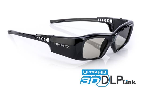 Hi-SHOCK Pro 7G Black Diamond - DLP Link 3D Brille mit Akku