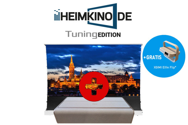 Set: XGIMI Aura 2 + celexon CLR UST II Bodenleinwand | HEIMKINO.DE Tuning Edition