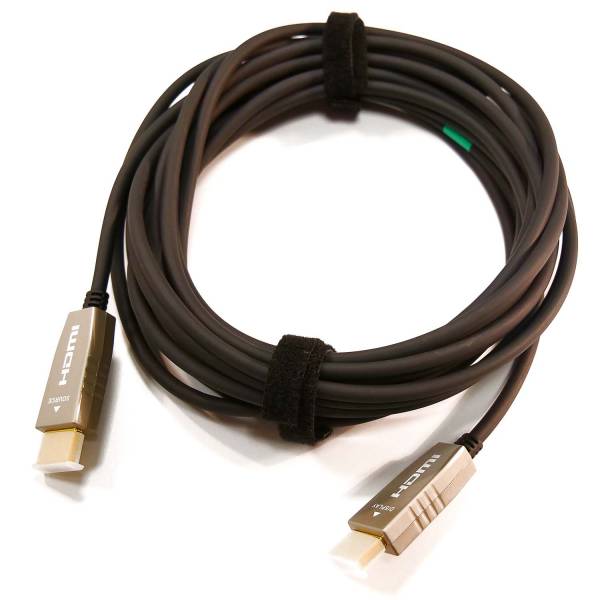 celexon UHD Fibre HDMI 6m - HDMI 2.0b Lichtleiter Kabel in Weiss