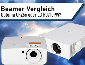 Optoma UHZ66 oder LG HU710PW 4K HDR Beamer Vergleich