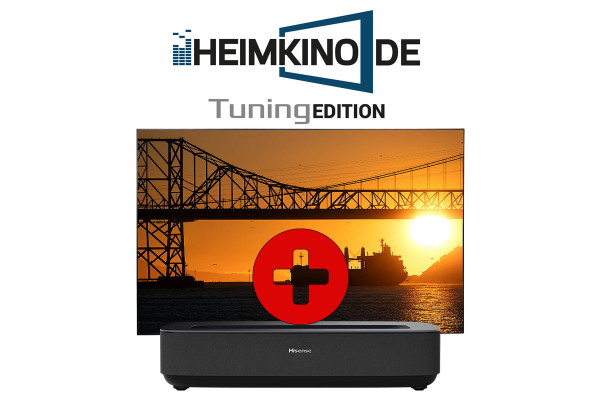 Set: Hisense PX2 Pro + celexon CLR UST Rahmenleinwand II | HEIMKINO.DE Tuning Edition