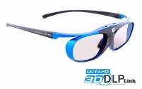 Hi-SHOCK DLP Pro Blue Heaven - DLP Link 3D Brille mit Akku