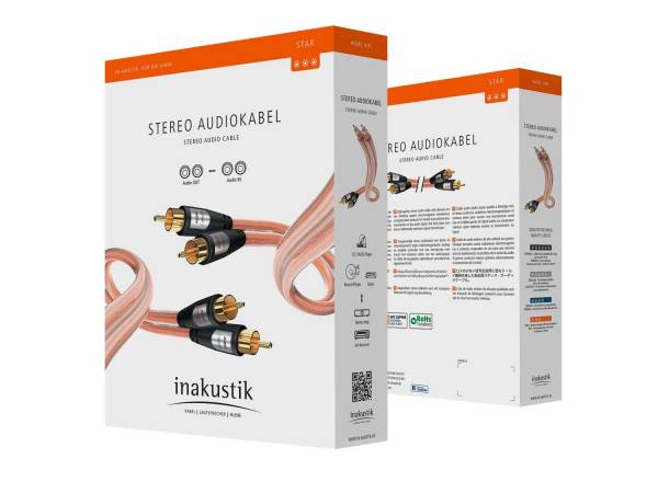 inakustik Star Stereo-Audiokabel Cinch Cinch 3,0m