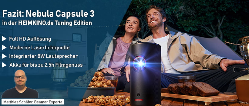 Nebula Capsule 3 Beamer Kaufberater Fazit